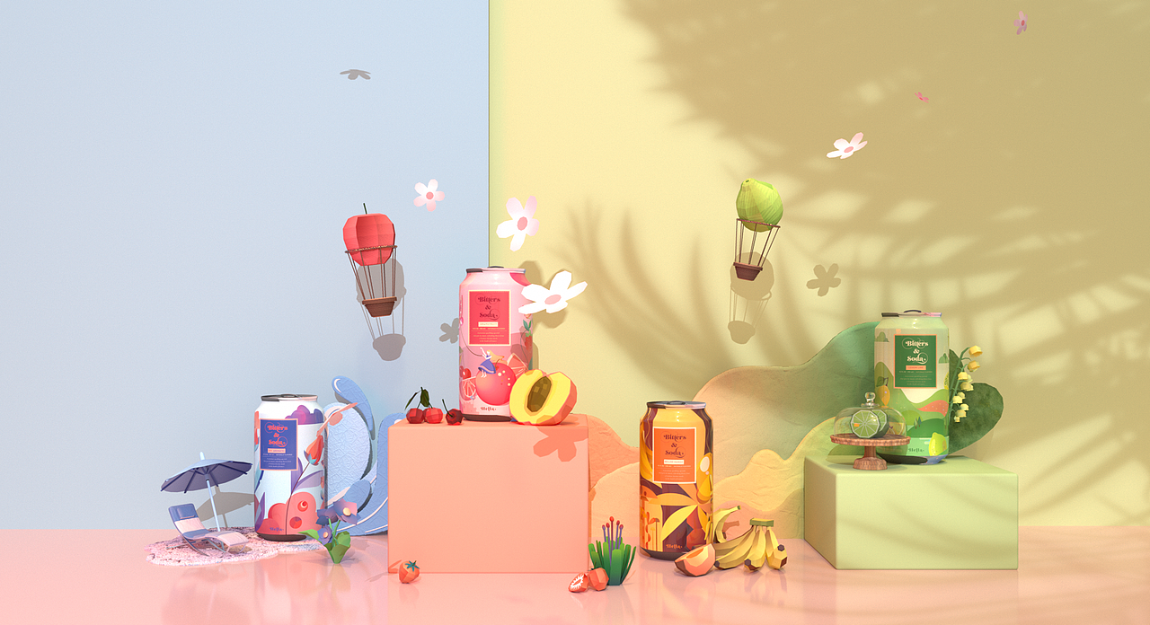 鸡尾酒包装设计|矢量|3D模型（图ZMzU1ODcyNDY0） - 包装 - 站酷设计师MilkteaGhost原创素材 - 站酷ZCOOL