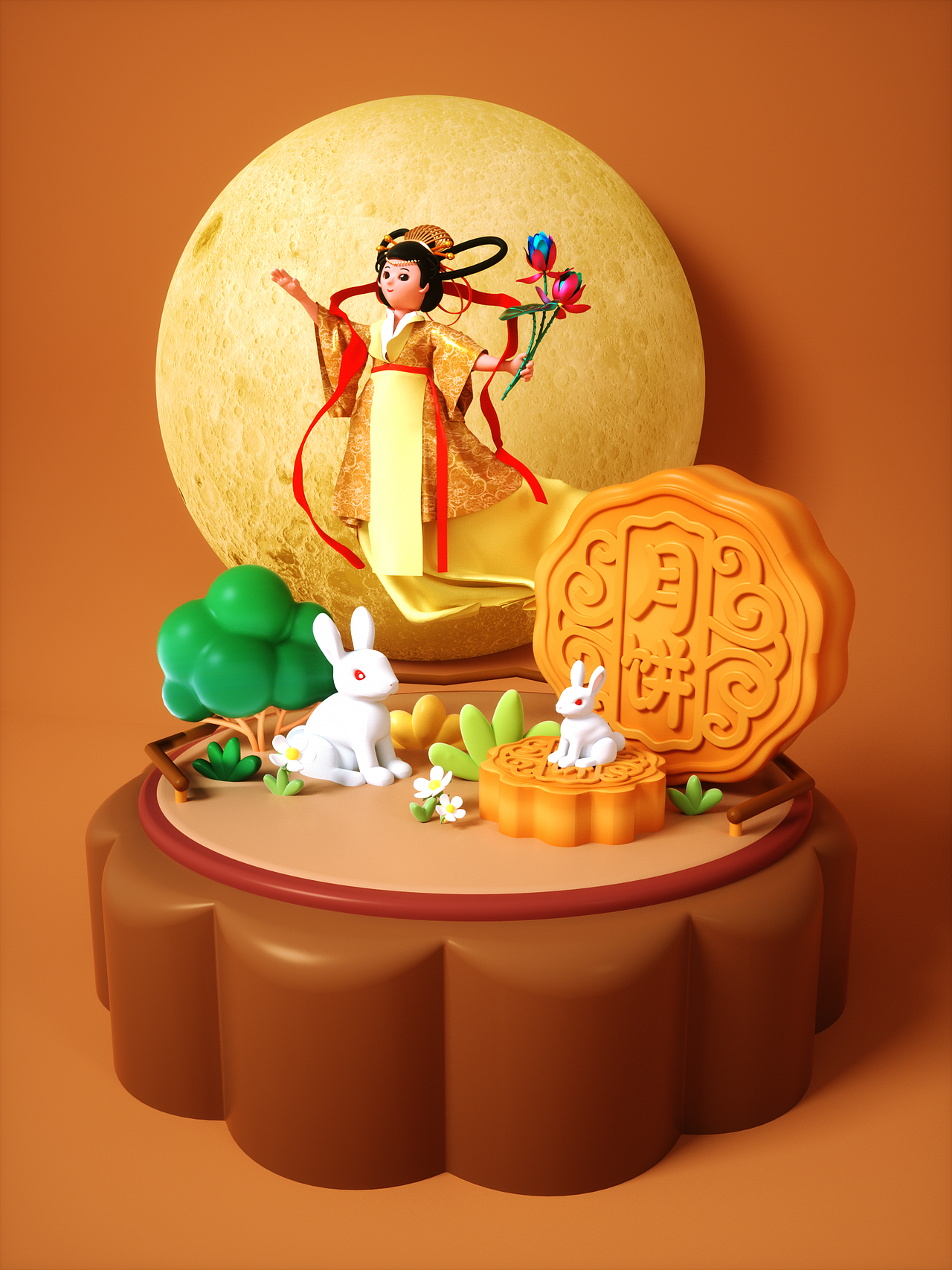 中秋佳节（图ZMzA5NjY2MjA4） - 人物/生物 - 站酷设计师狐言乱娱CHEN原创素材 - 站酷ZCOOL