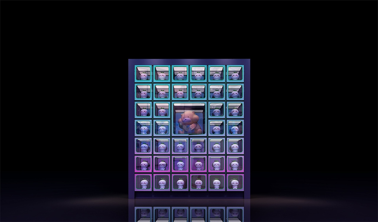 “魔方盒”盲盒模块概念终端