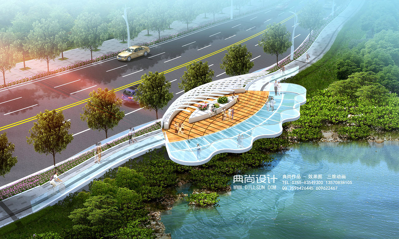 桥梁设计效果图 4