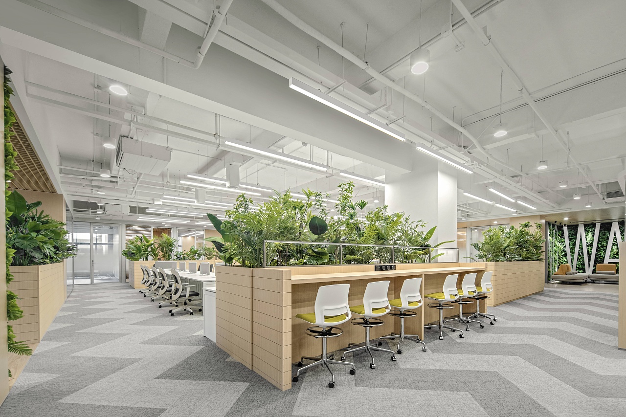 思如泉涌,绿意盎然 | 无变科技新总部办公室
