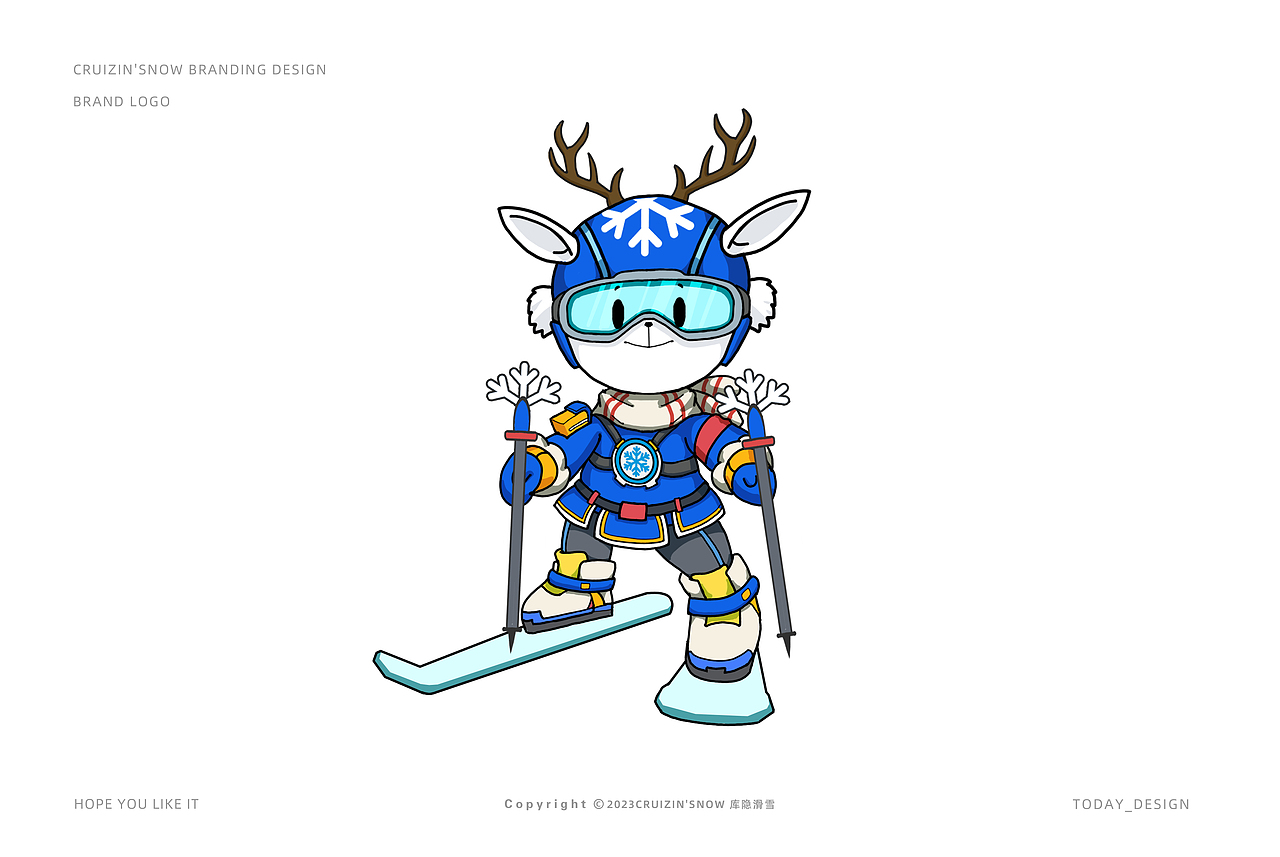 CRUIZIN'SNOW库隐城市滑雪品牌Vi全案设计落地