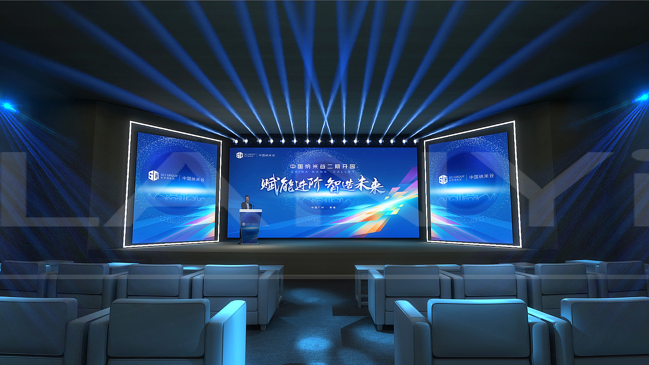 三维设计|科技风开园活动，效果相当哇塞！