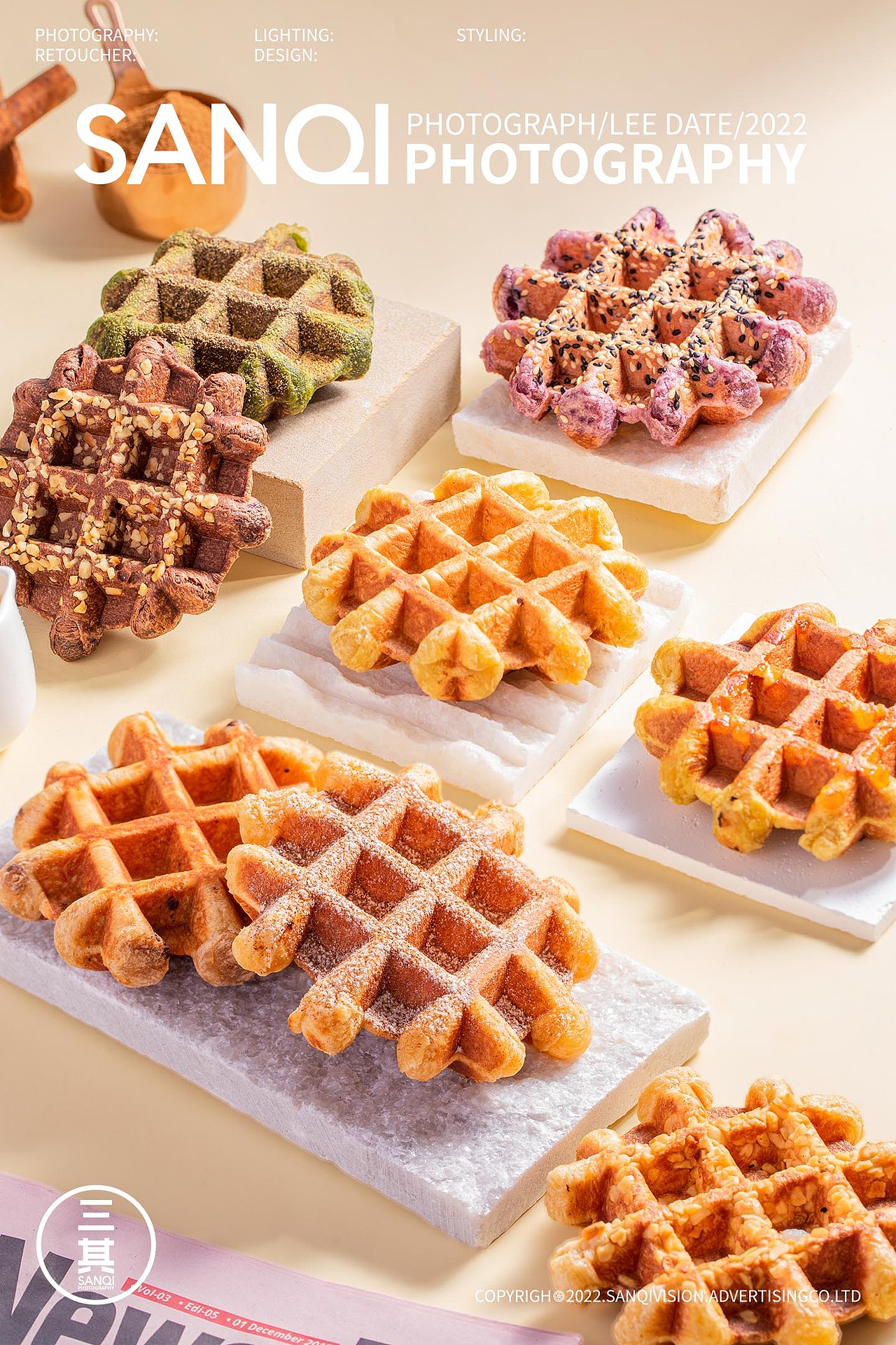 美食摄影 I Waffles Daily 列日华夫饼