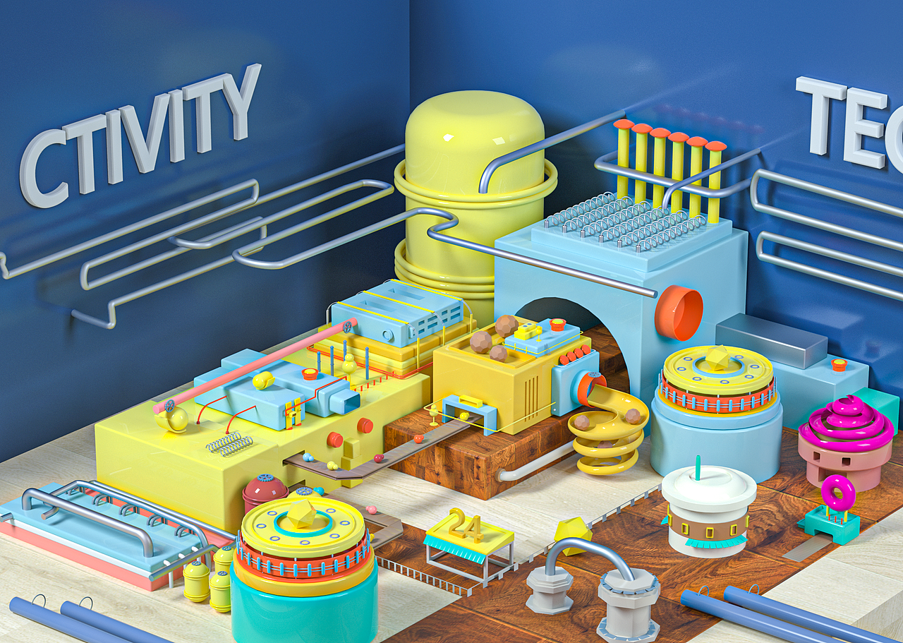 C4d产品 oc建模渲染（图ZMzA4NjAyNjAw） - 海报 - 站酷设计师GrlI原创素材 - 站酷ZCOOL