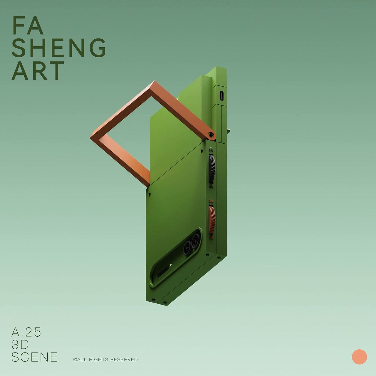 三维艺术｜A25 Speaker