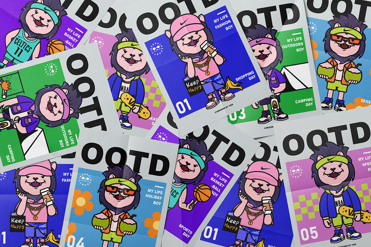 潮牌IP形象设计【设计狮NOTUR-T】