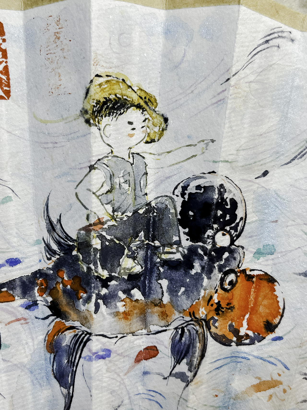 一把小扇（图ZMzcxMDU2MDMy） - 绘画 - 站酷设计师甲辰小夏原创素材 - 站酷ZCOOL