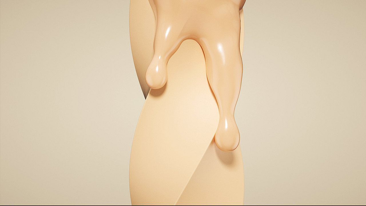 Dynamic rendering of liquid foundation