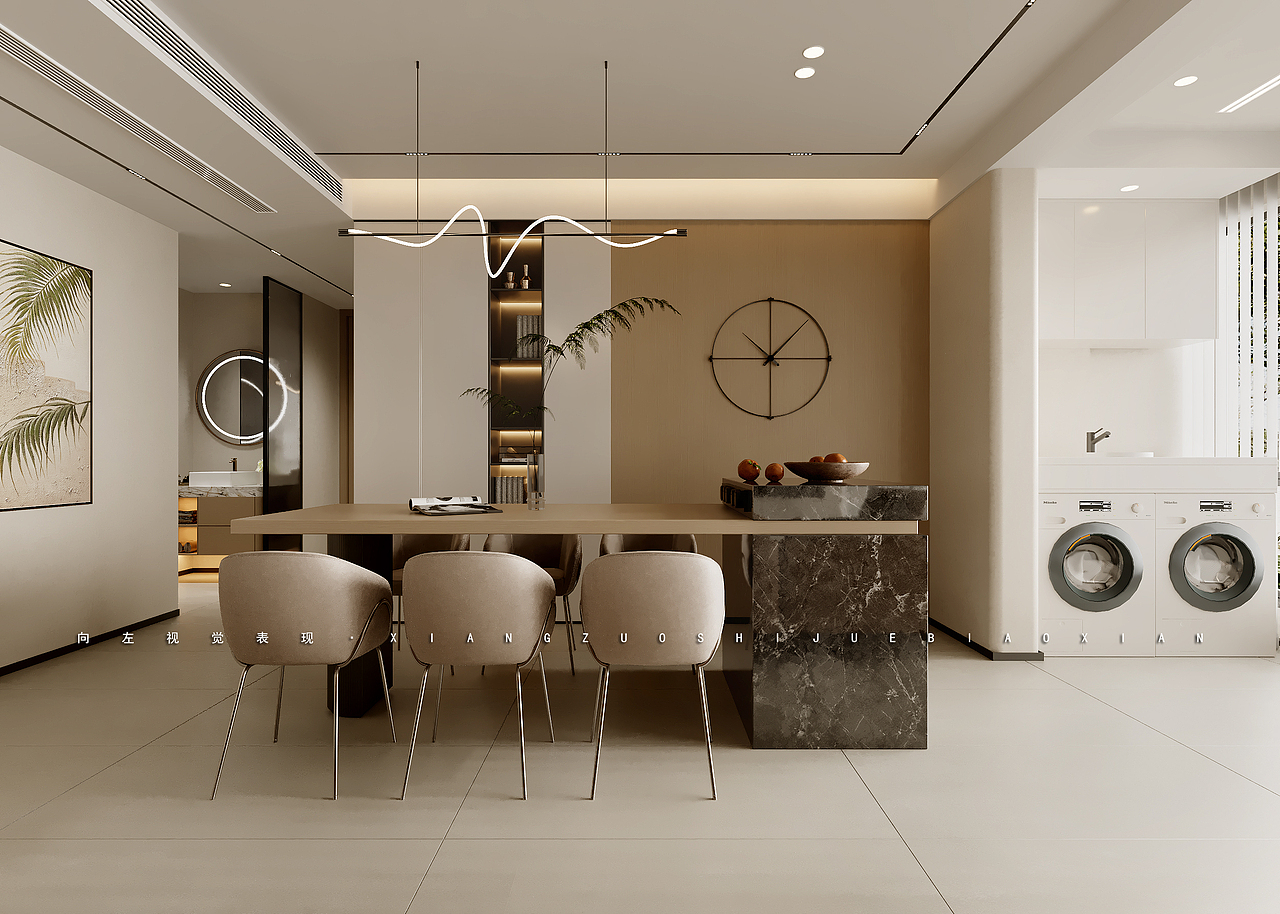 奶油风效果图案例