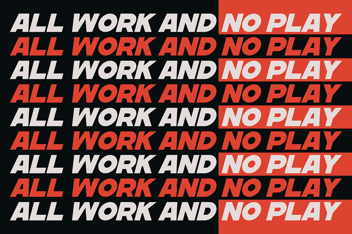 现代时尚品牌标识广告海报粗体大字报标题封面英文字体