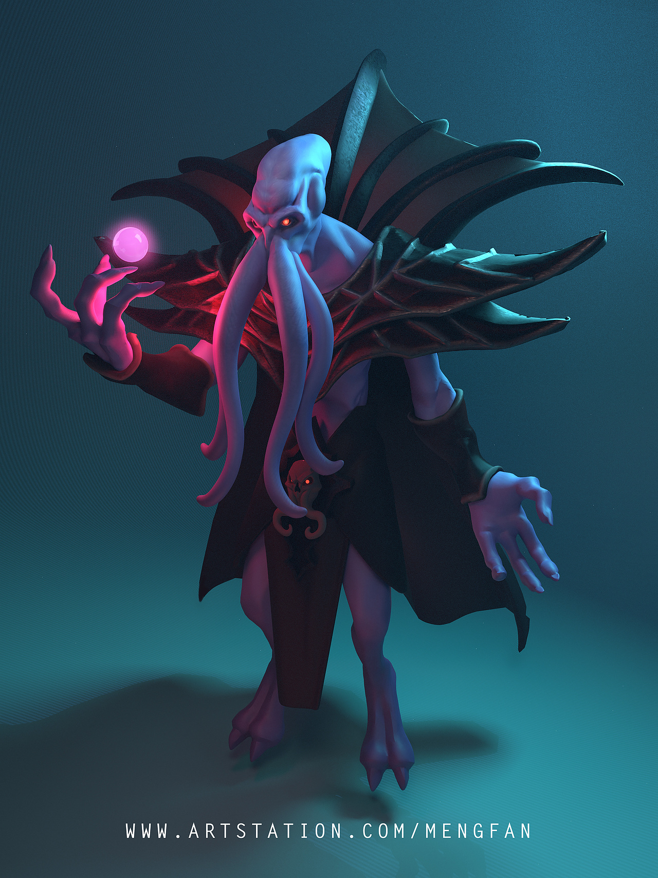 灵吸怪（夺心魔）（图ZMzA4MDg2MTc2） - 人物/生物 - 站酷设计师猫殿家的凡原创素材 - 站酷ZCOOL