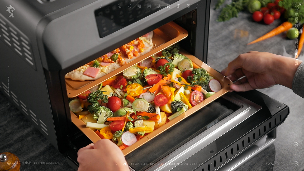 海氏K5Pro风炉烤箱 | 空气炸锅 | 电烤箱 | 电商视频（图ZMzA1NDI5NzU2） - 短片 - 站酷设计师光影在线摄影原创素材 - 站酷ZCOOL