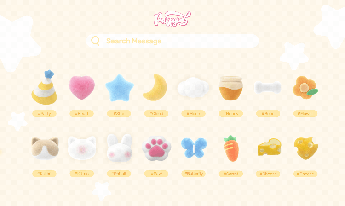 Puff Girl|美瞳品牌电商全案-欢迎来到甜宠派对