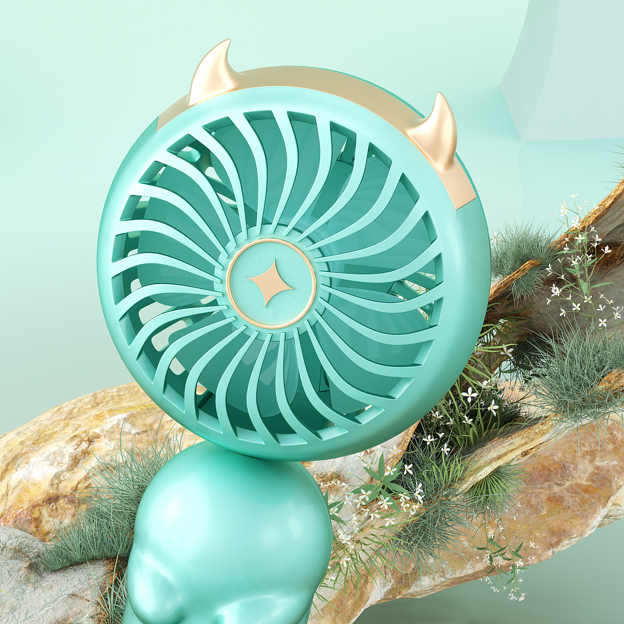 手持风扇 I 产品建模渲染（图ZMzA2OTYzMzA0） - 产品 - 站酷设计师霄鹏XiAOPENG原创素材 - 站酷ZCOOL