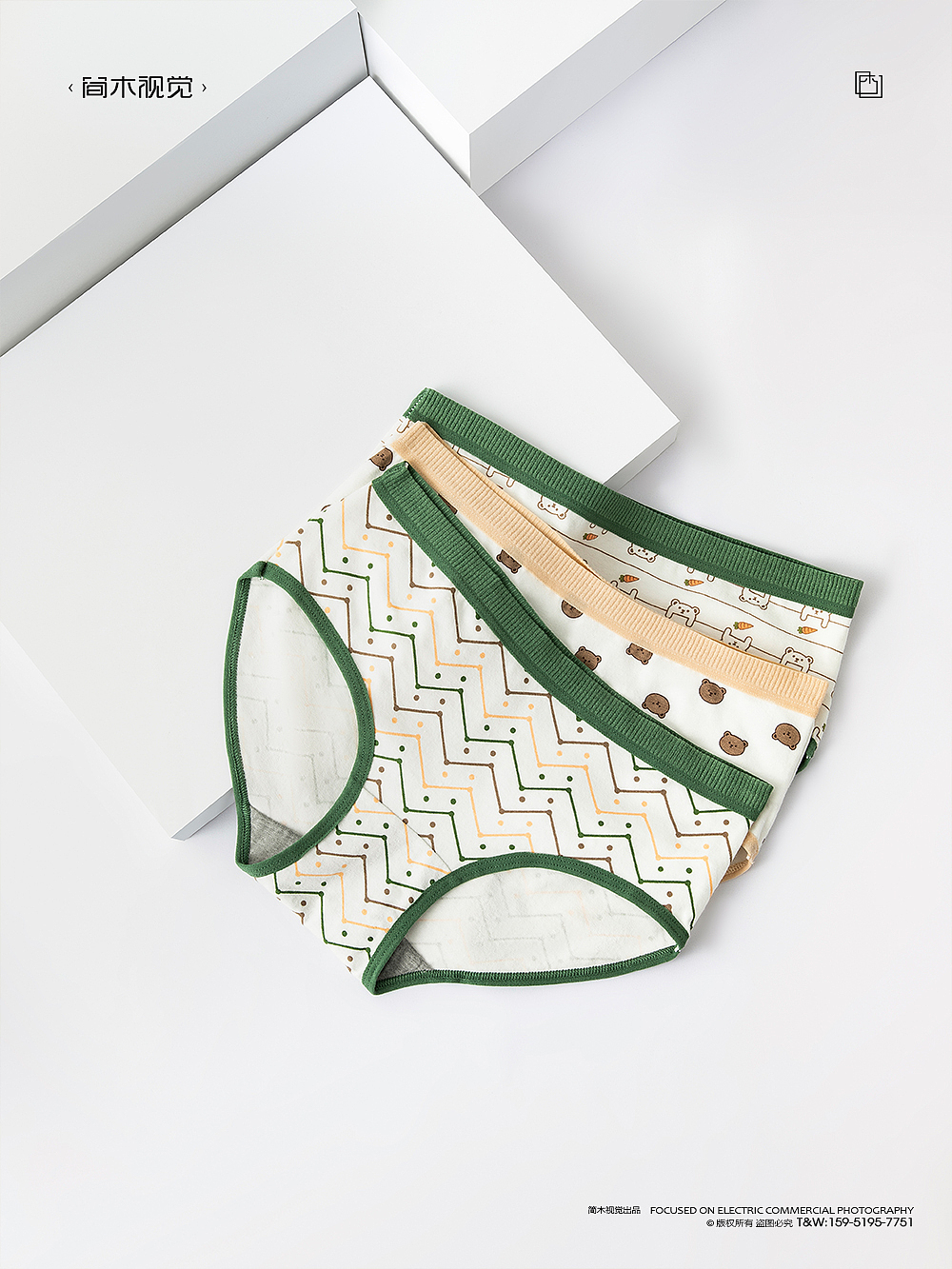 女士内裤产品摄影丨简木视觉 × 内衣创意静物平铺拍摄