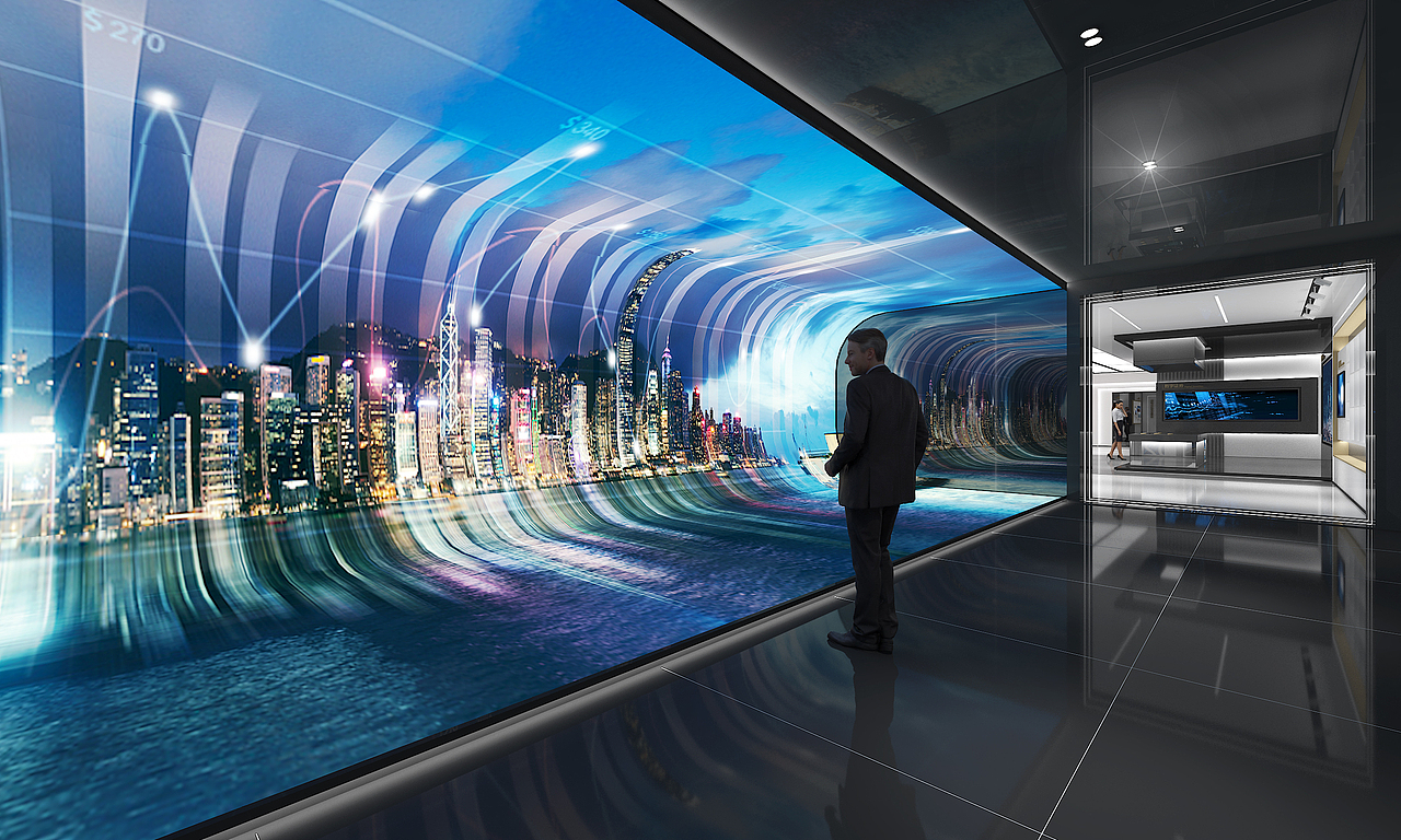 原创-某证券交易集团公司企业展馆（图ZMzEzOTYzNzY0） - 展陈设计 - 站酷设计师余先森DESIGN原创素材 - 站酷ZCOOL