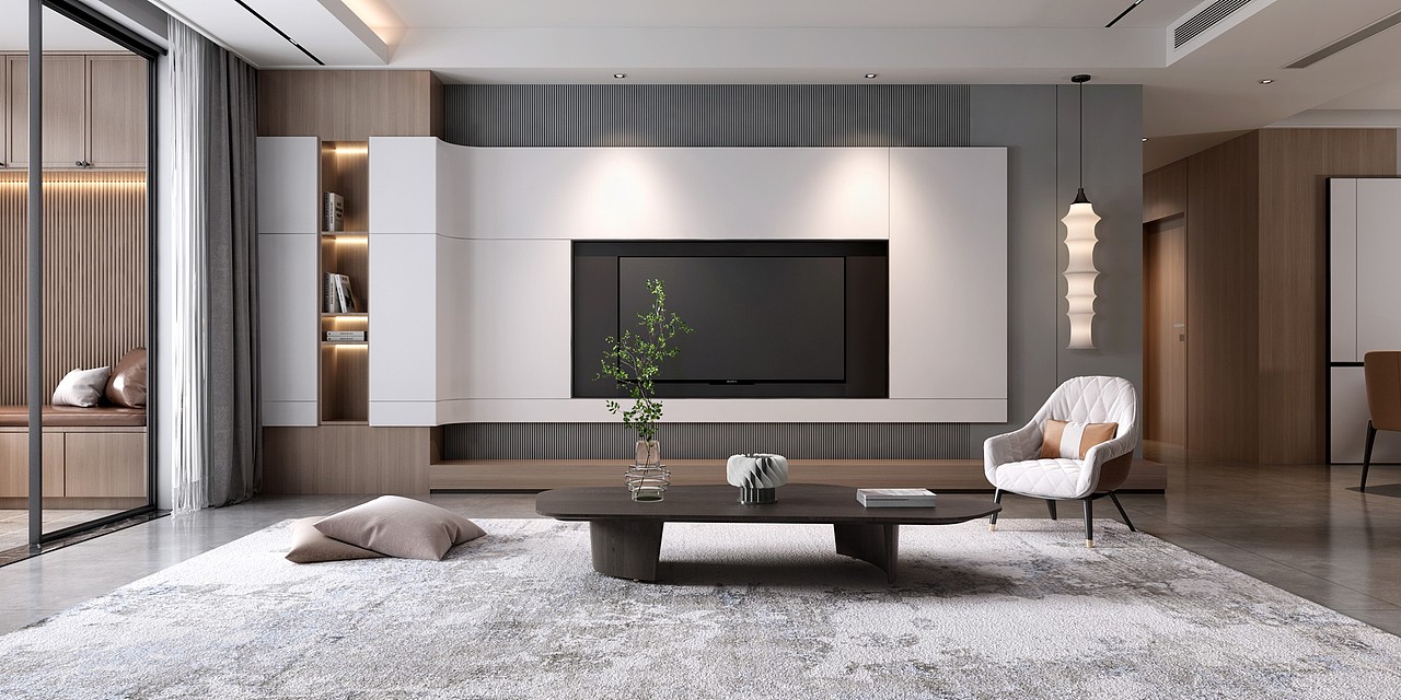 现代客餐厅（图ZMzA1ODA5MDMy） - 家装设计 - 站酷设计师Z18672383原创素材 - 站酷ZCOOL