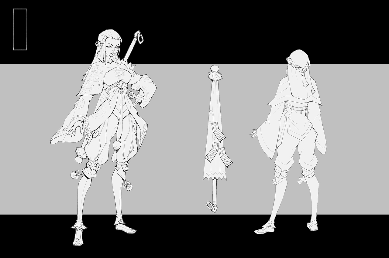 steam独立游戏角色设计——雷霆