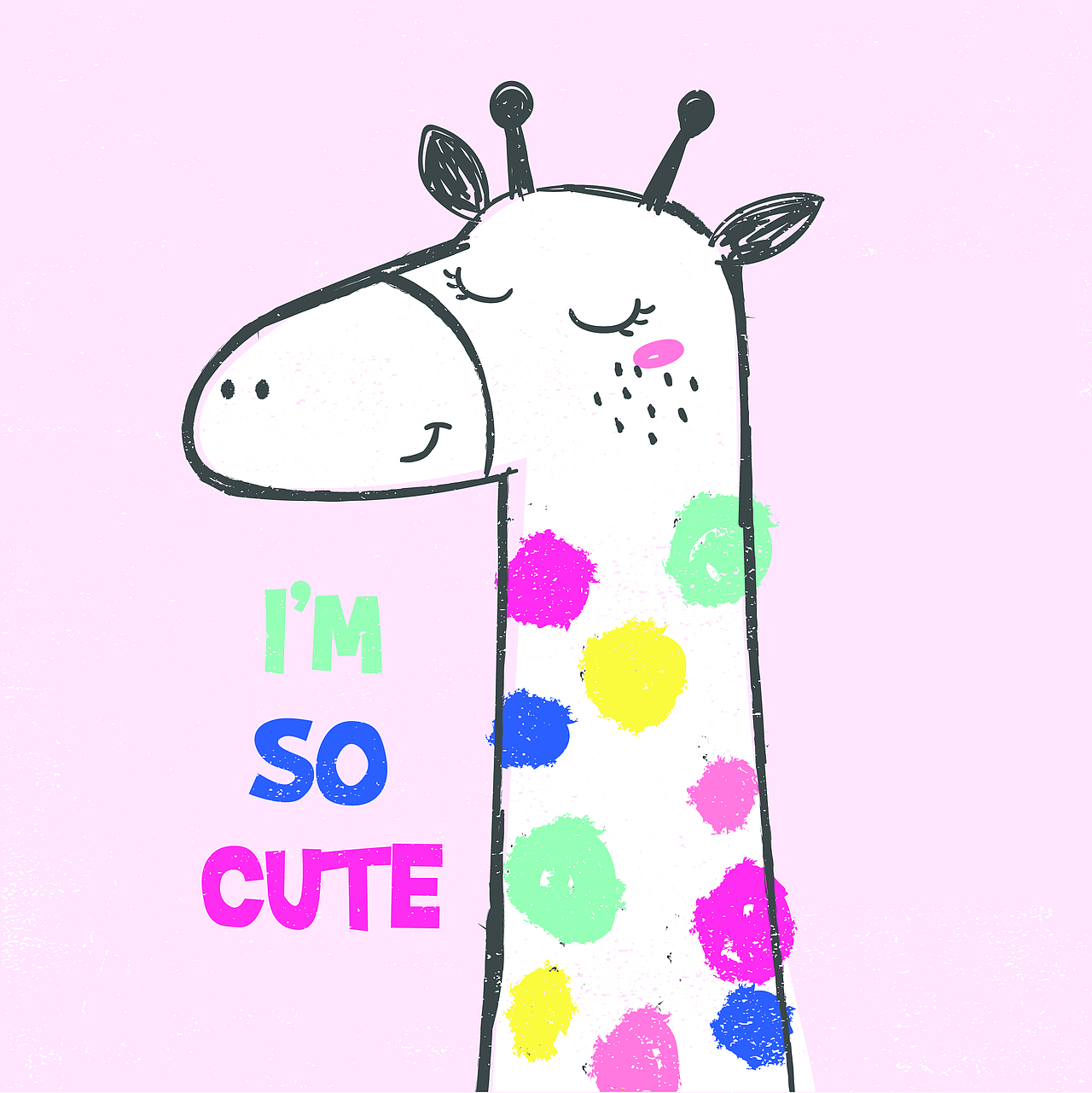 森系北欧卡通动物插画