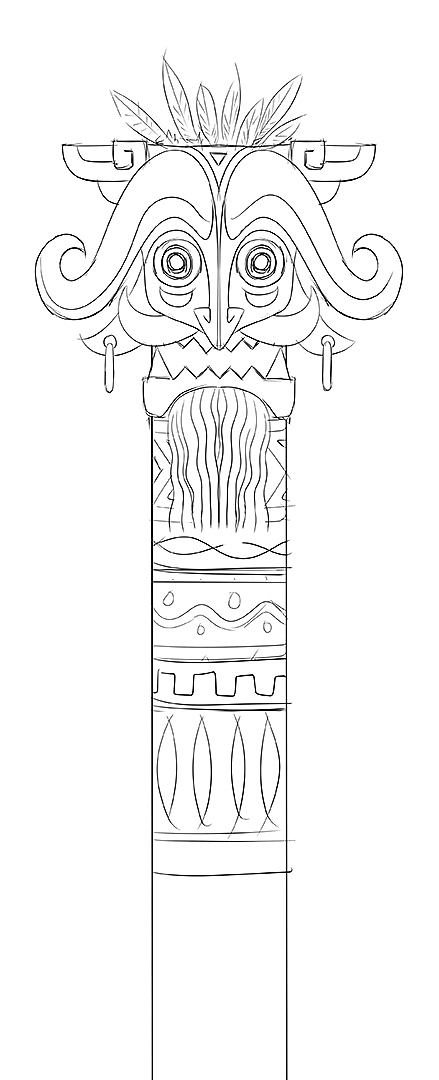 一个舞台和道具设计