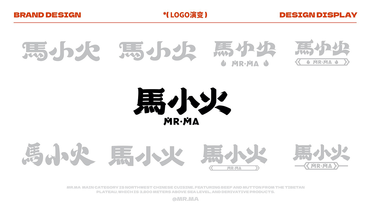 将logo进行重新设计,新的logo去掉了插画的视觉,尝试新logo的多种演绎表达后,选择以更简约易记的中英文标志呈现,中文标志的笔画处融入了书法的笔锋处理,凸显力量感。