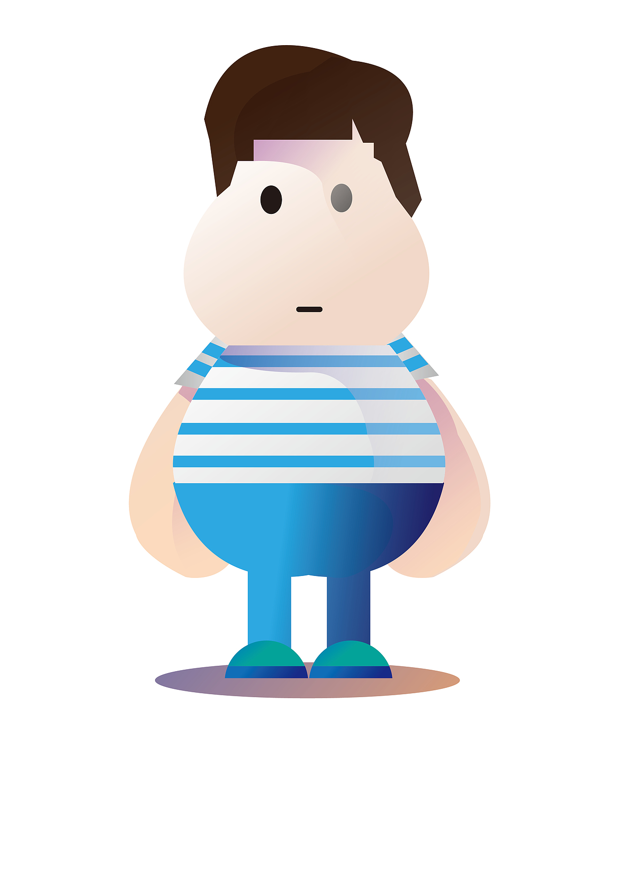 扁平风插画作品练习（图ZMzcwMTkxODUy） - 商业插画 - 站酷设计师huahuanuanxin原创素材 - 站酷ZCOOL