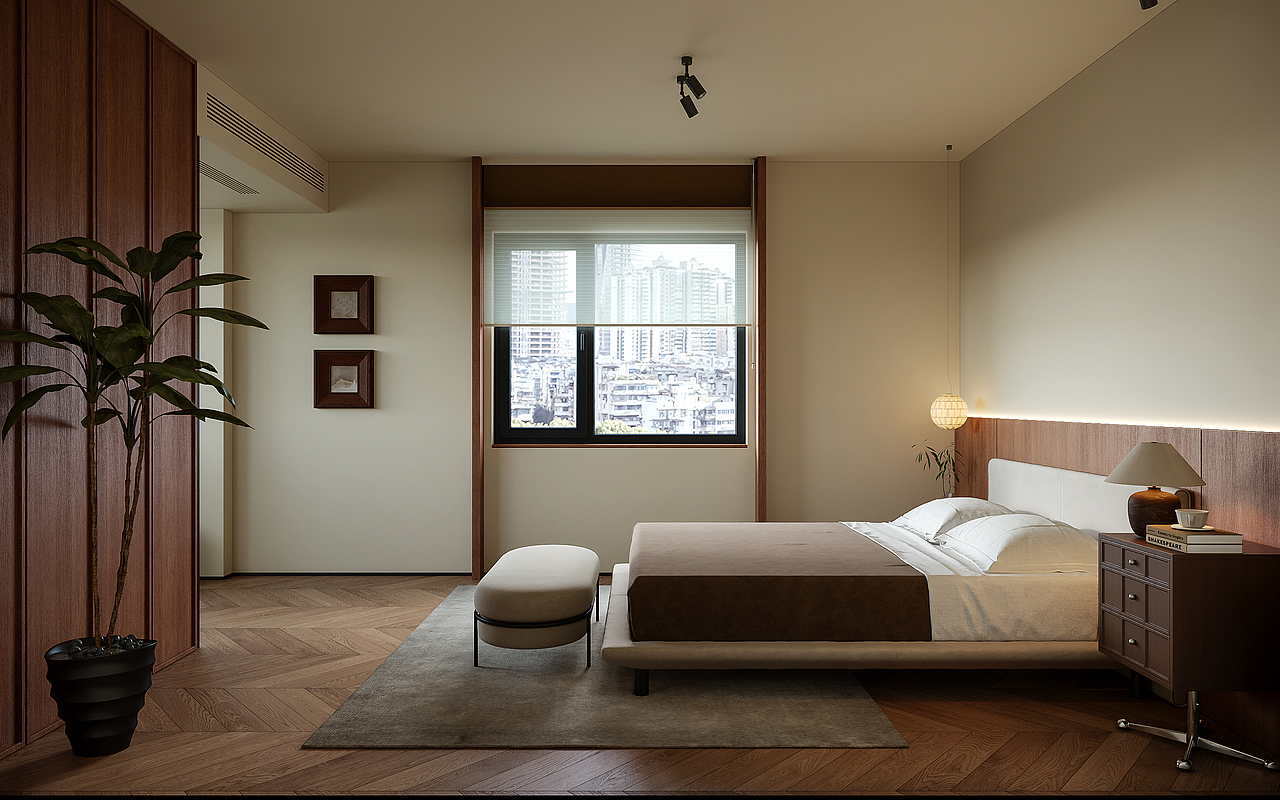 现代复古风格效果图表现