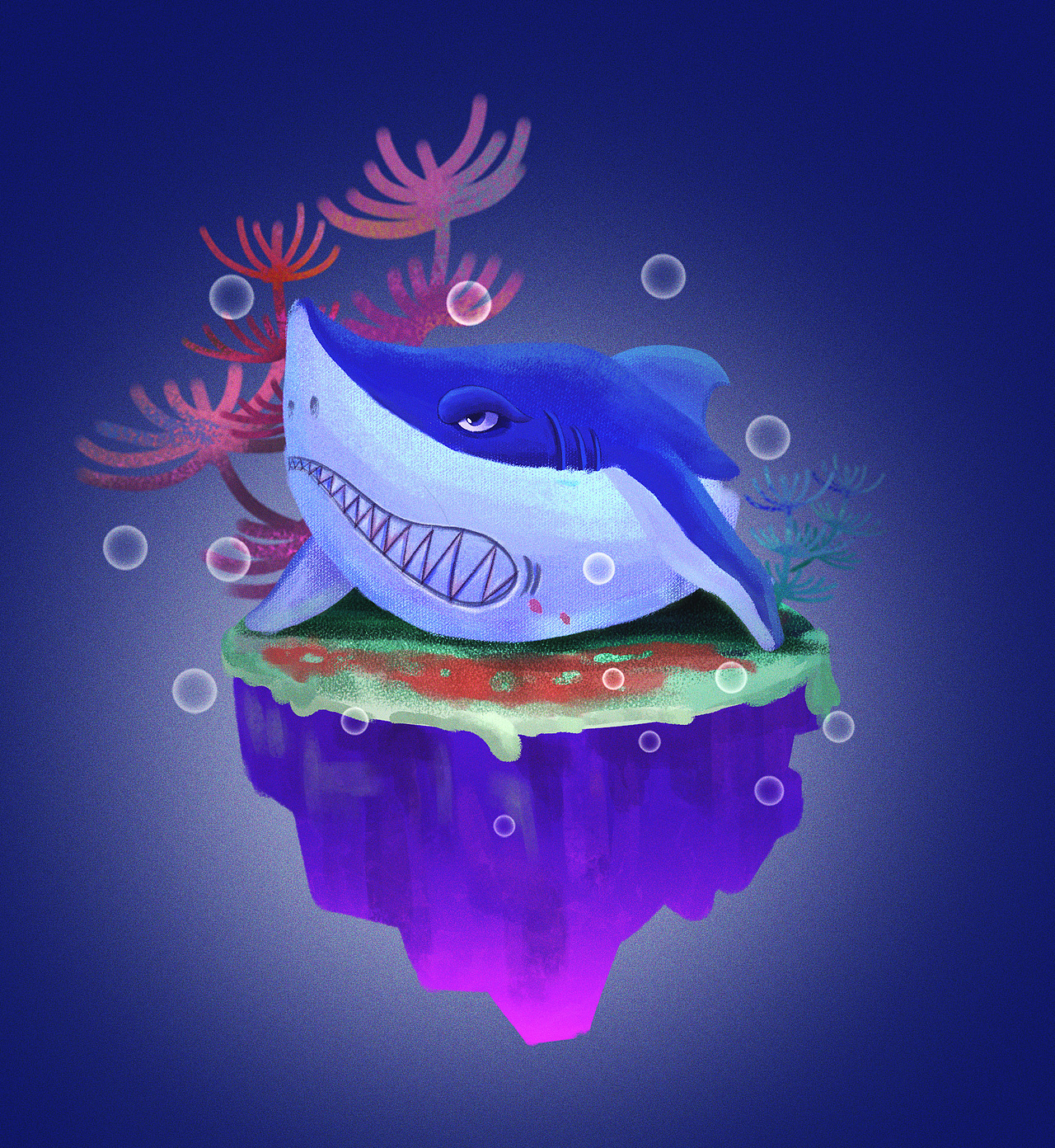 光影主题-海底世界（图ZMzI0ODAzODI4） - 商业插画 - 站酷设计师鸟语虫原创素材 - 站酷ZCOOL