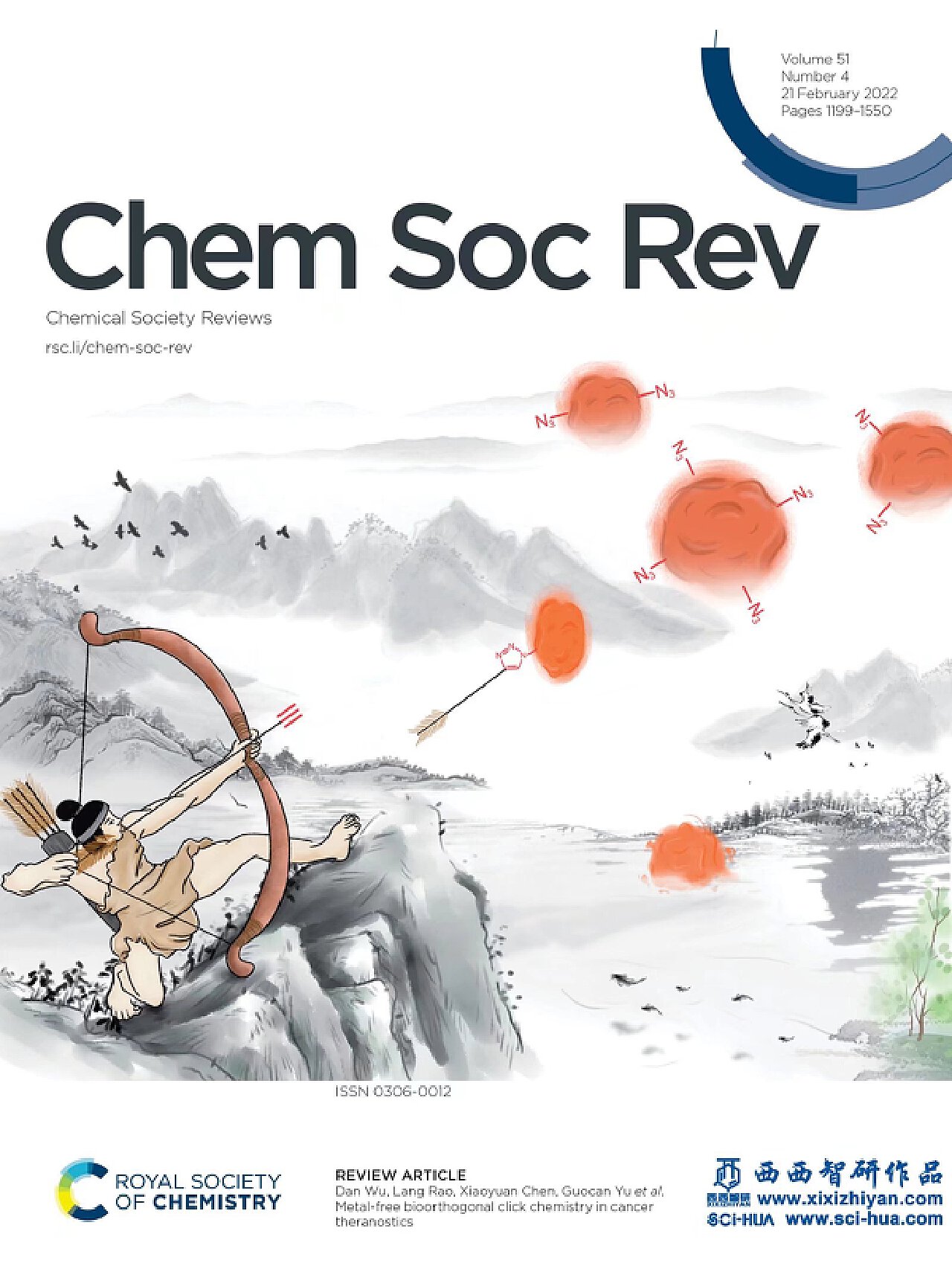 Chem Soc Rev期刊封面图 scihua 站酷ZCOOL