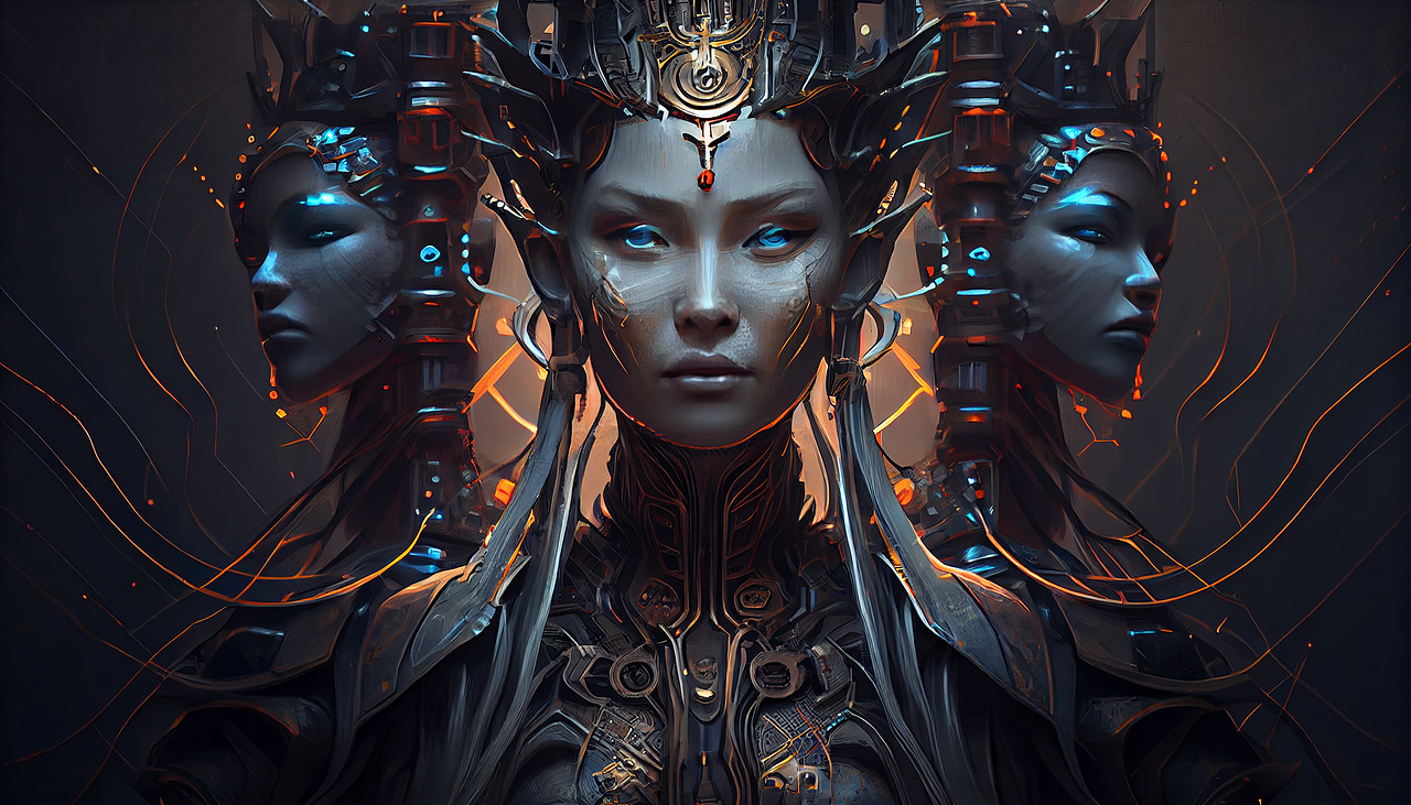 《赛博度母会电子诵经吗》（图ZMzM0MzQ1NzAw） - AI作品 - 站酷设计师孫鹿原创素材 - 站酷ZCOOL