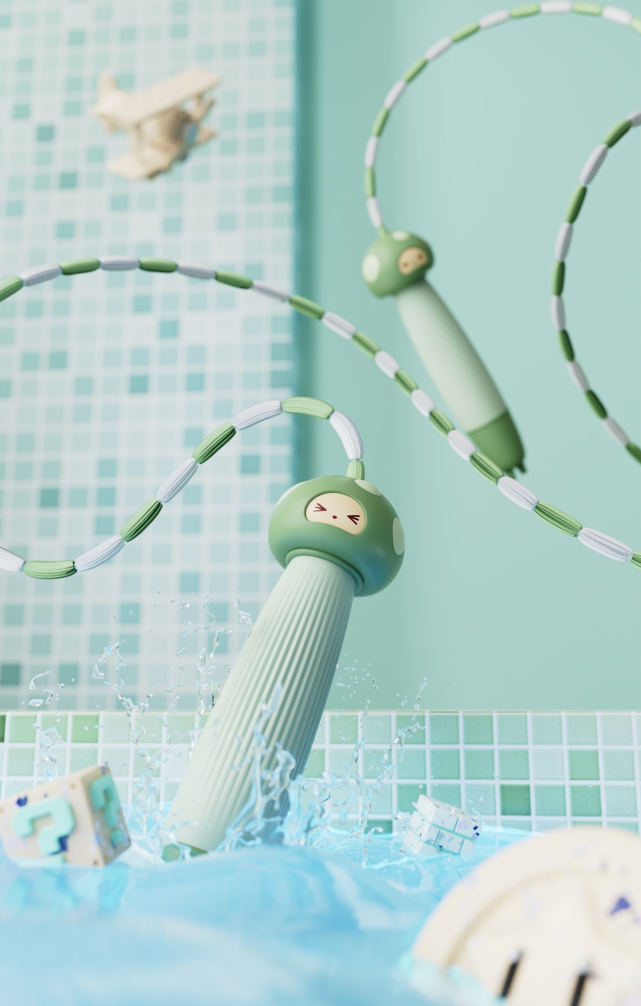 蘑菇 I 儿童跳绳（图ZMjk4MjEzNDMy） - 生活用品 - 站酷设计师元气UP设计原创素材 - 站酷ZCOOL