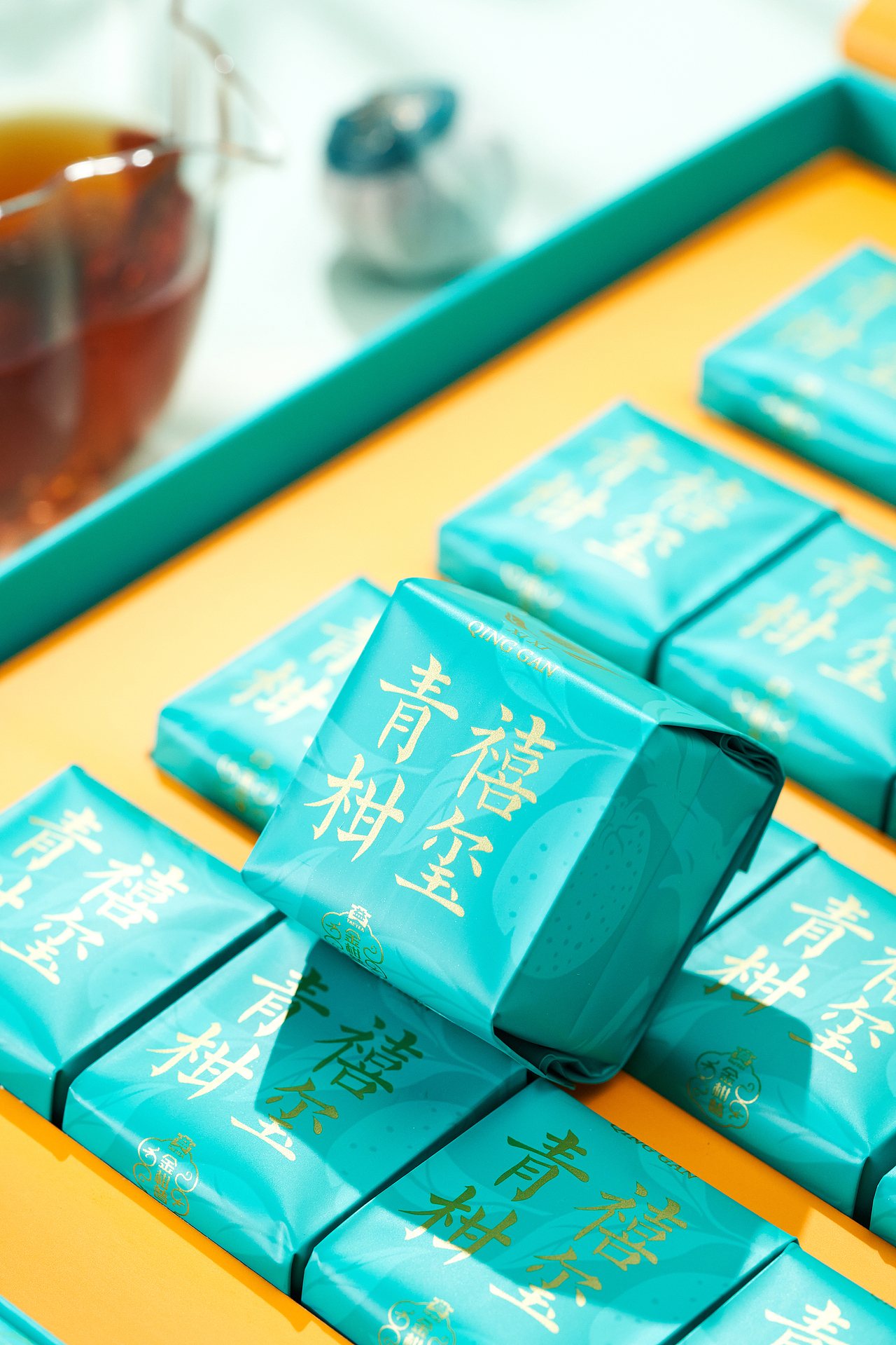 大益普洱茶玺禧青柑包装设计（图ZMzU3NDA3ODY0） - 包装 - 站酷设计师TEADesign原创素材 - 站酷ZCOOL