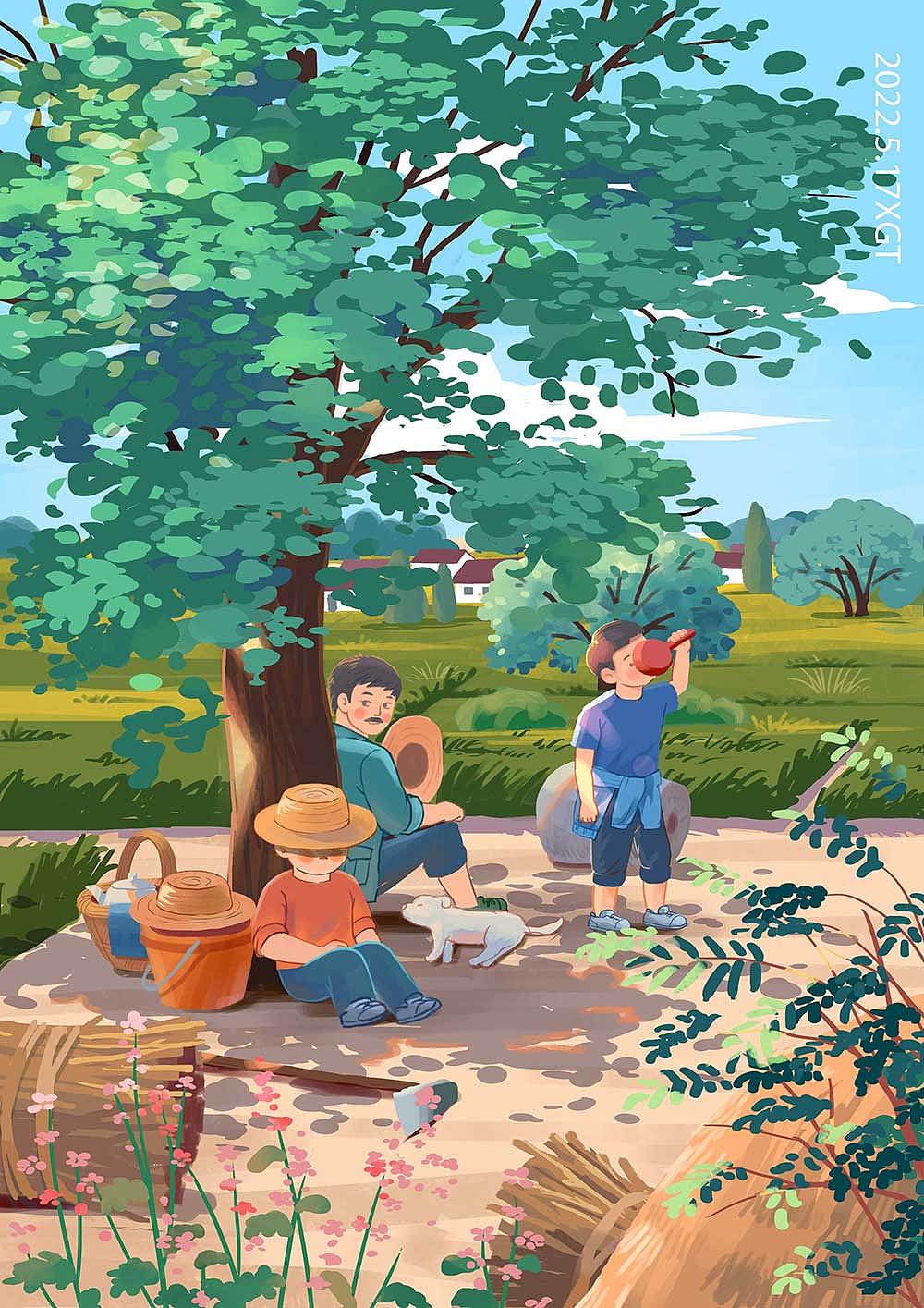 与夏天的故事（图ZMzAyNjEwMDEy） - 绘本 - 站酷设计师小光頭原创素材 - 站酷ZCOOL