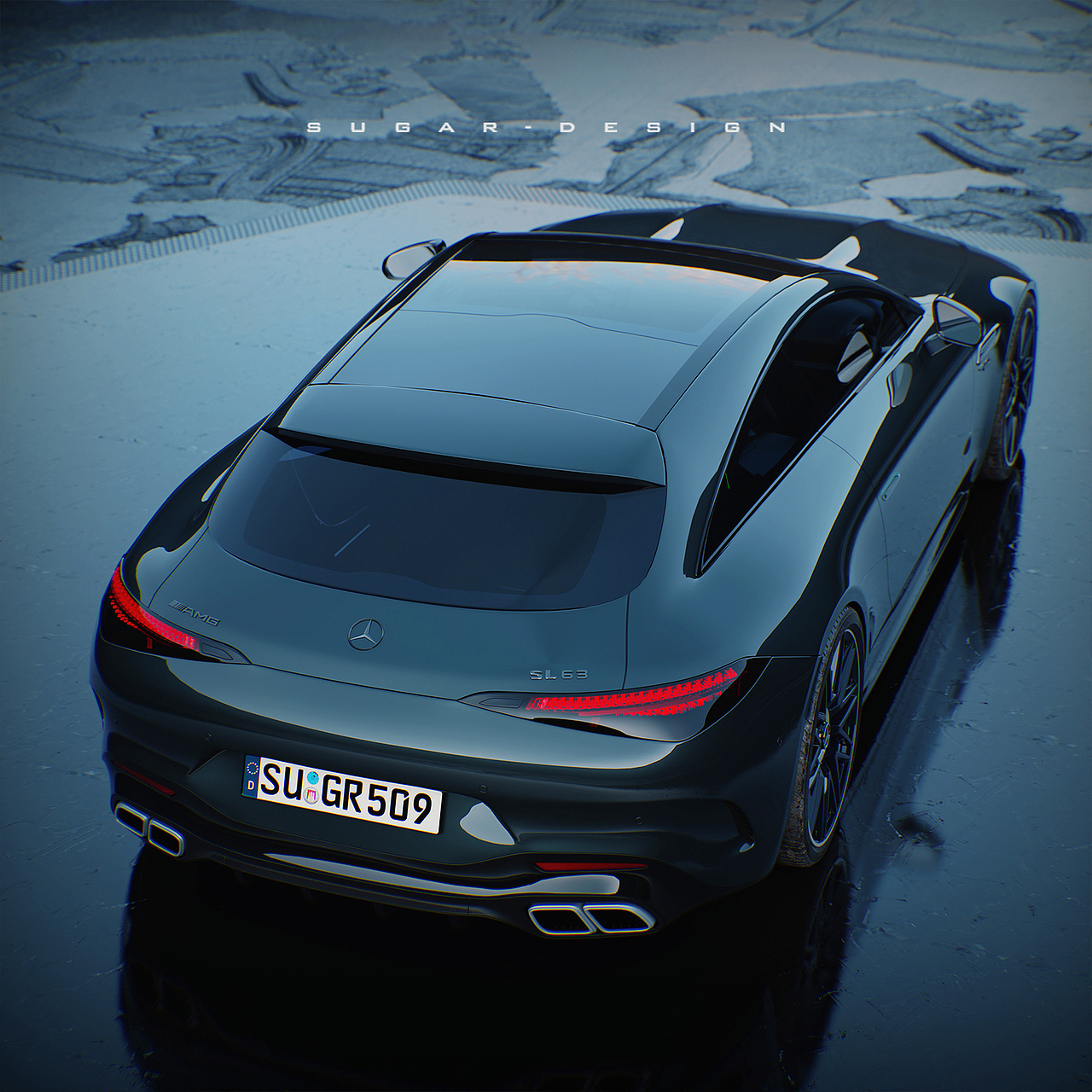 梅赛德斯-奔驰SL AMG双门猎跑车新车预览!