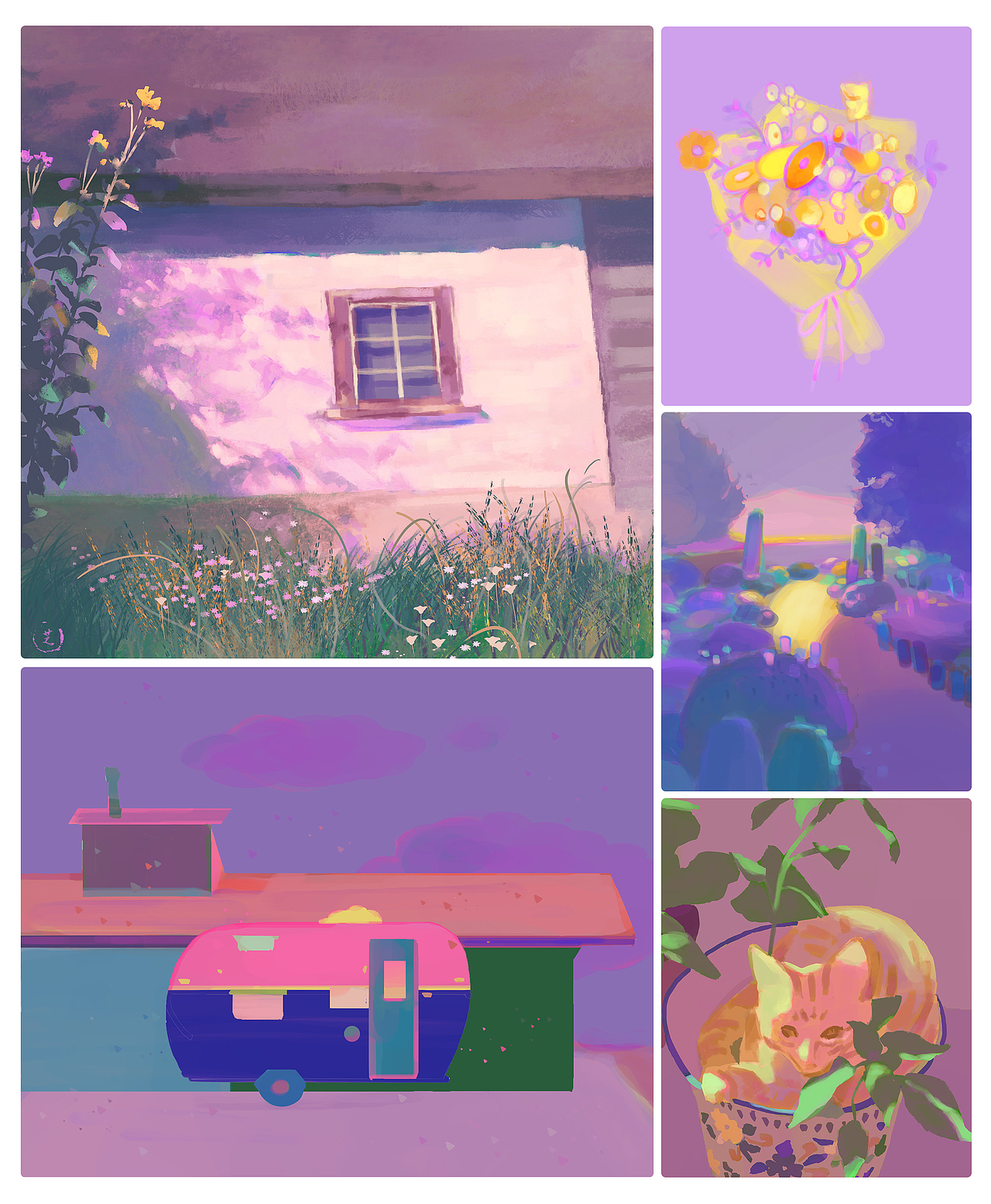 色彩派对30天总结（图ZMzM1MzA2NDg4） - 创作习作 - 站酷设计师芝芝去躺会原创素材 - 站酷ZCOOL