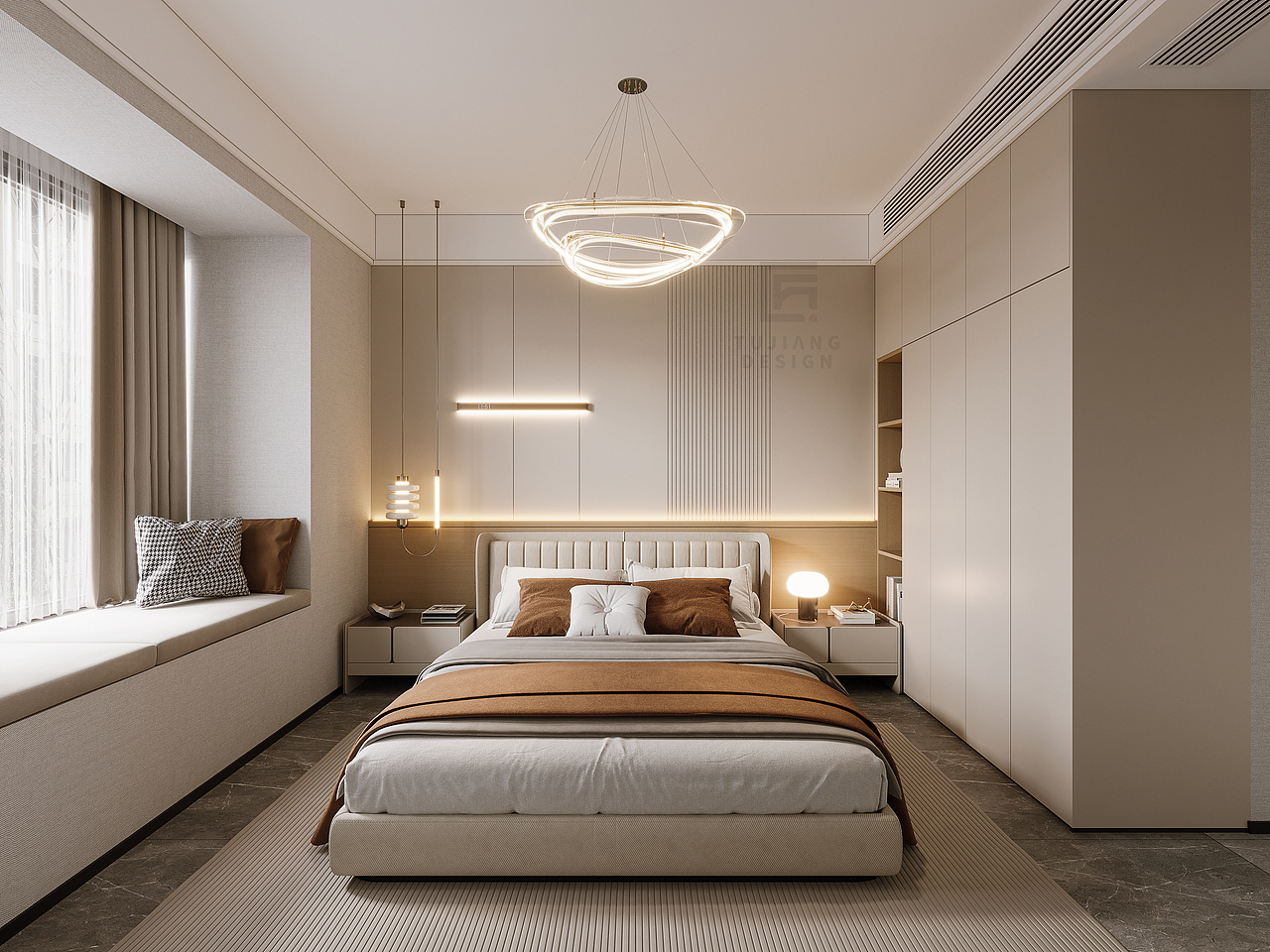 卧室设计,轻奢优雅,现代之美