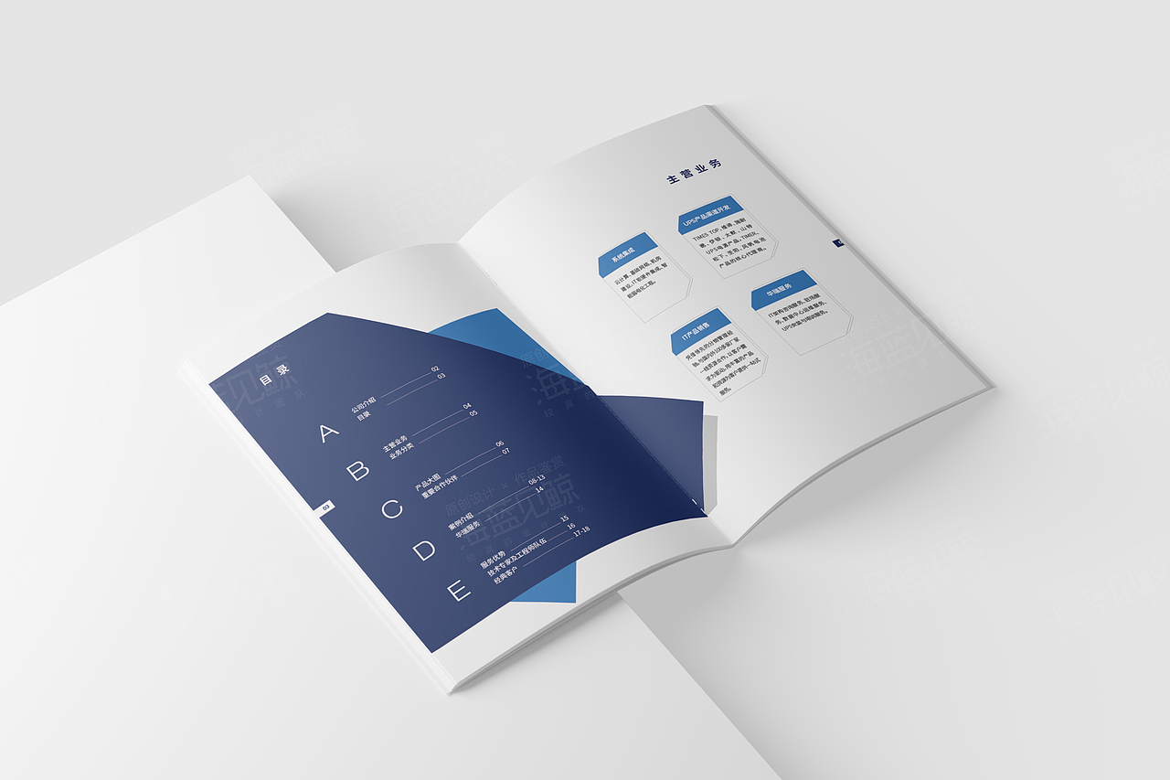 集成系统IT科技画册