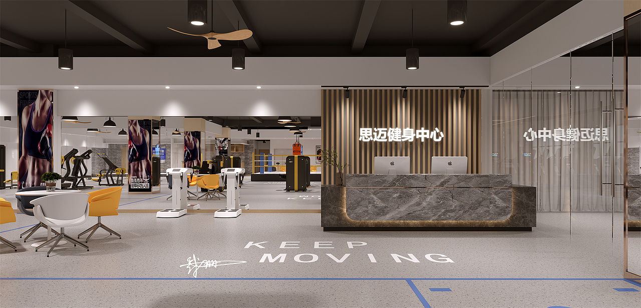 健身房设计||生命不息，运动不止
