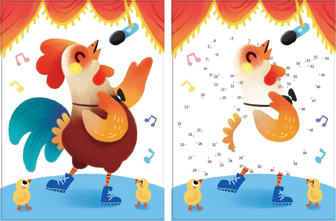 【点线成画】部分插画（图ZMzI2MTM2MzMy） - 儿童插画 - 站酷设计师妄想日记原创素材 - 站酷ZCOOL