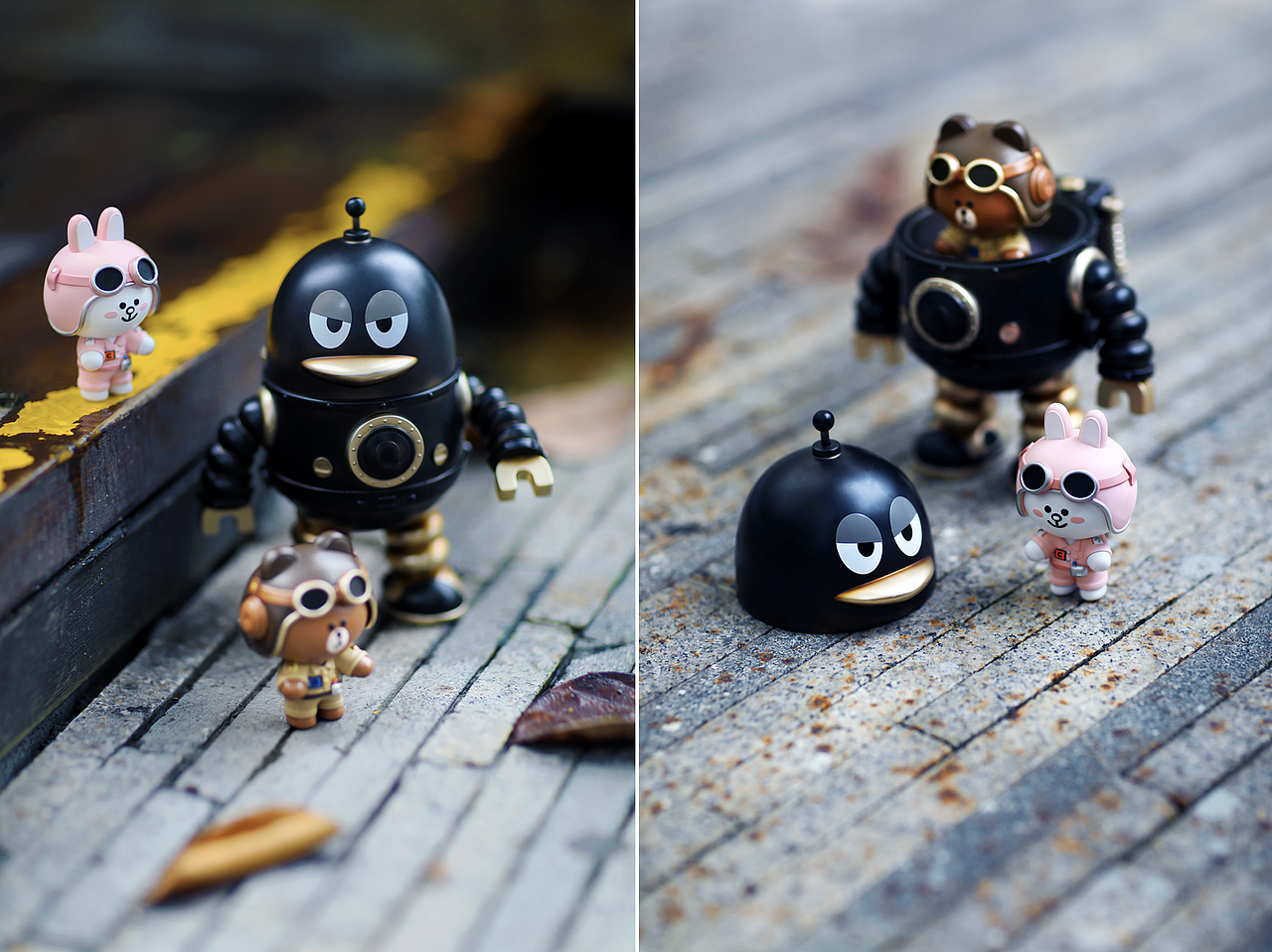 潮玩IP| QQ x LINE FRIENDS 顽艺萌友十周年限定手办（图ZMzU0OTIxOTYw） - IP形象 - 站酷设计师COCOMUMU原创素材 - 站酷ZCOOL