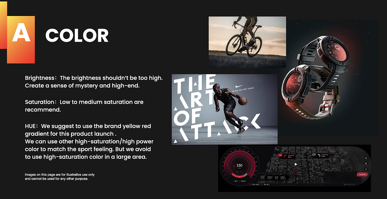 Amazfit Falcon 华米智能手表主视觉与视觉Guideline