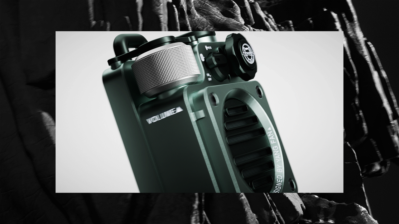 蓝牙音响动画模型练习