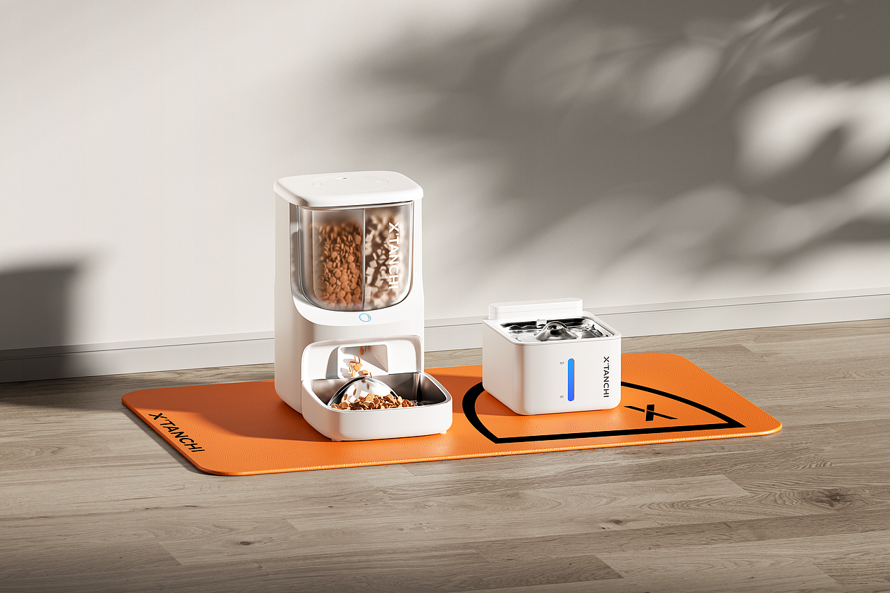 X'TANCHI小甜橙新品喂食器渲染（图ZMzY4MDAwNDg4） - 产品 - 站酷设计师瑞恩弗莱原创素材 - 站酷ZCOOL