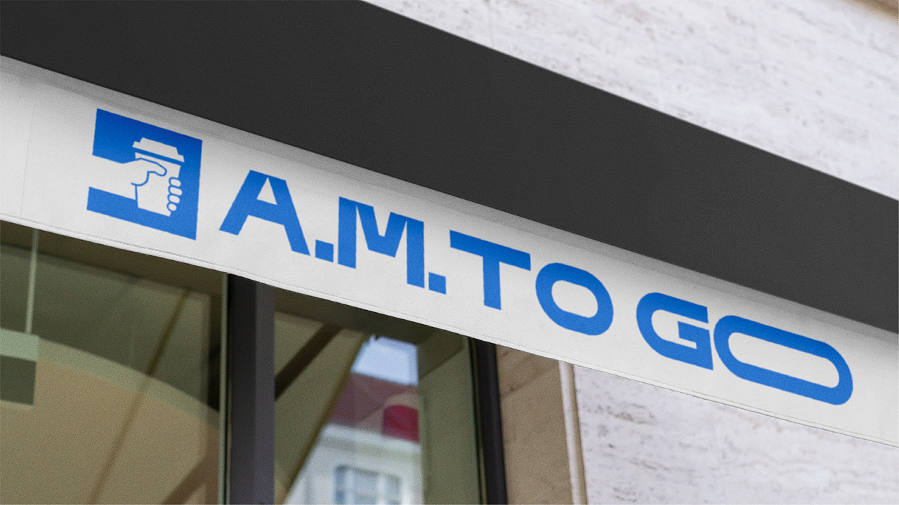 A.M. TO GO 咖啡店品牌、VI设计(图ZMzUyMTExNTA4) - 品牌 - 站酷设计师张凯旋_原创素材 - 站酷ZCOOL