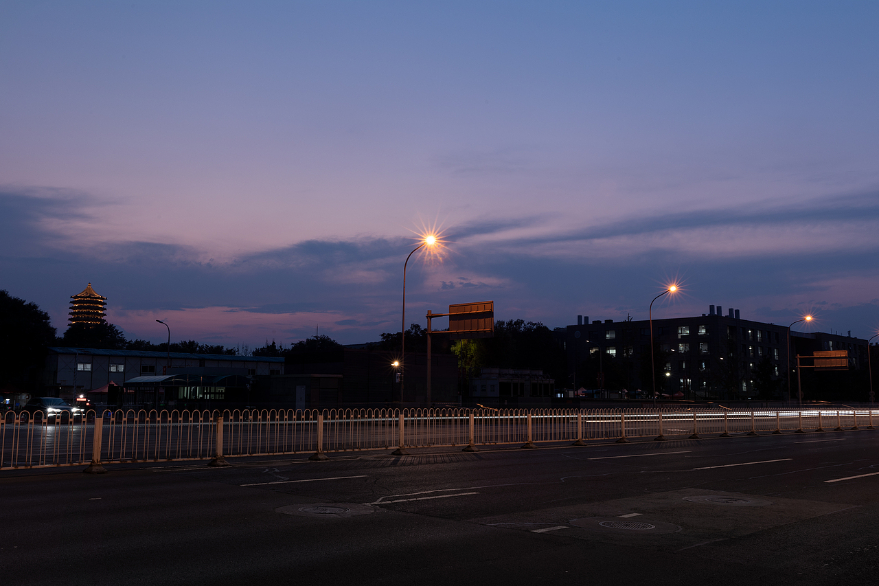 北京六月末的晚霞