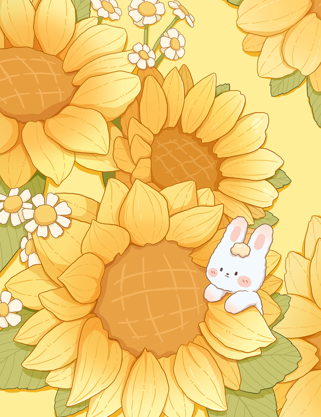 【原创插画】- 兔兔的秘密花园（图ZMzQzMjk1OTEy） - 艺术插画 - 站酷设计师片刻文创原创素材 - 站酷ZCOOL