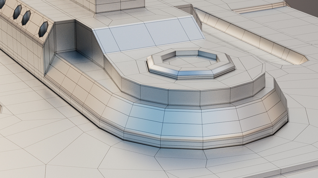 多边形模型建模练习