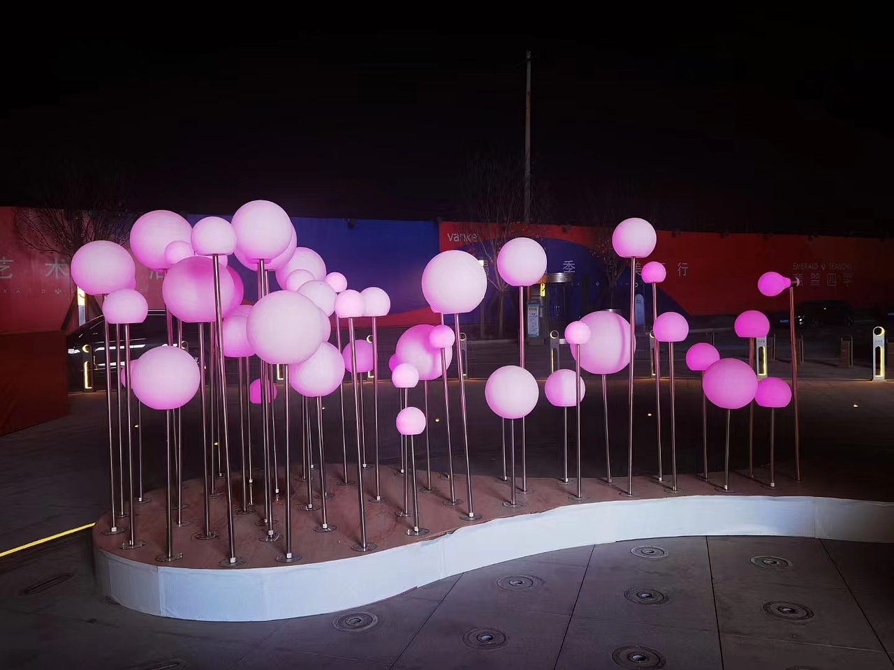 灯光互动产品 呼吸之光 呼吸森林 镜花宫厂家出租