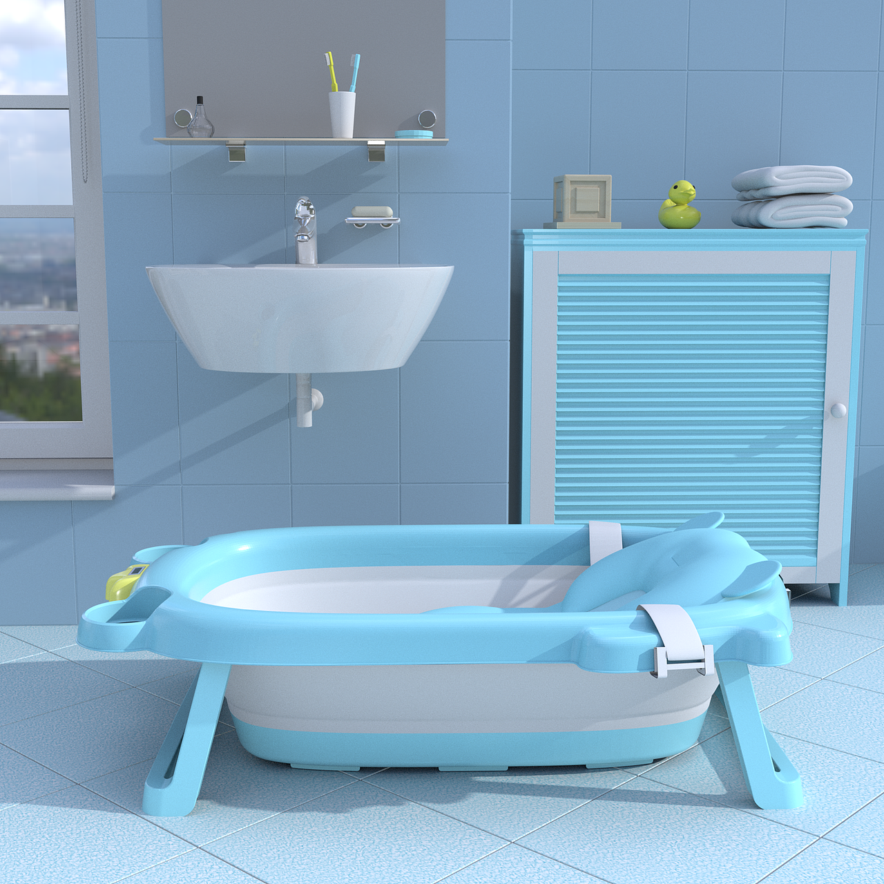 青蛙浴盆产品建模渲染（图ZMzM0MTUwNzg0） - 产品 - 站酷设计师陳丶陳原创素材 - 站酷ZCOOL